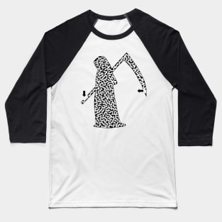 Grim Reaper Maze & Labyrinth Baseball T-Shirt